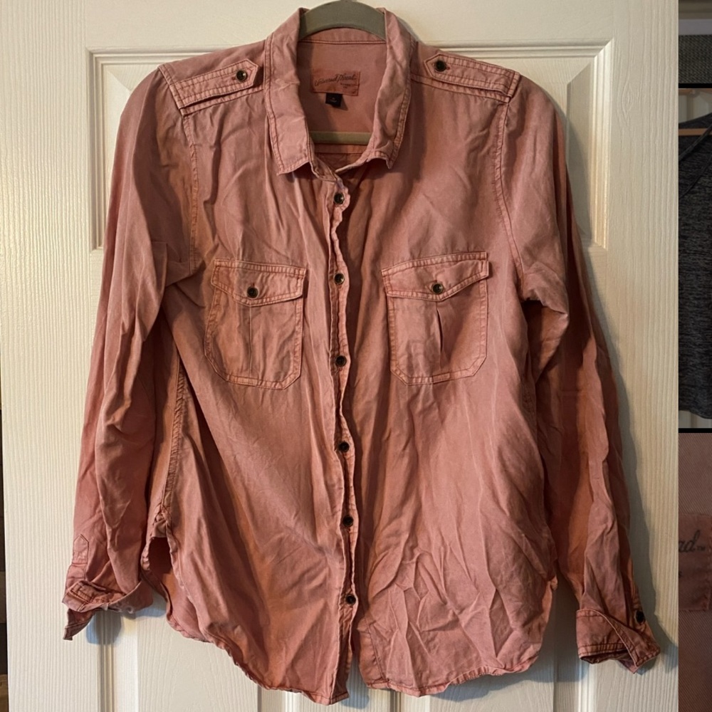 Universal Thread Pink button down